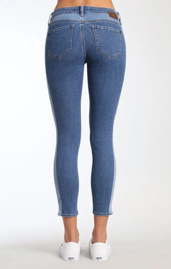 ADRIANA ANKLE SUPER SKINNY IN INDIGO BLOCKING ICON