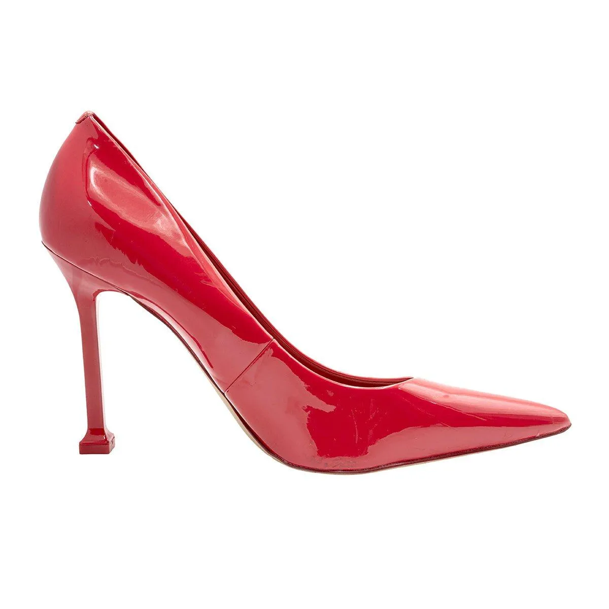 Aldo Pump High-Heel Shoes Patent Leather Red Colour For Women