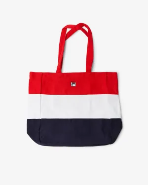 Arlette Tote Bag | Red / White
