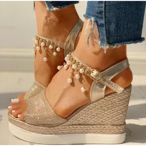 Boho Wedge Sandals