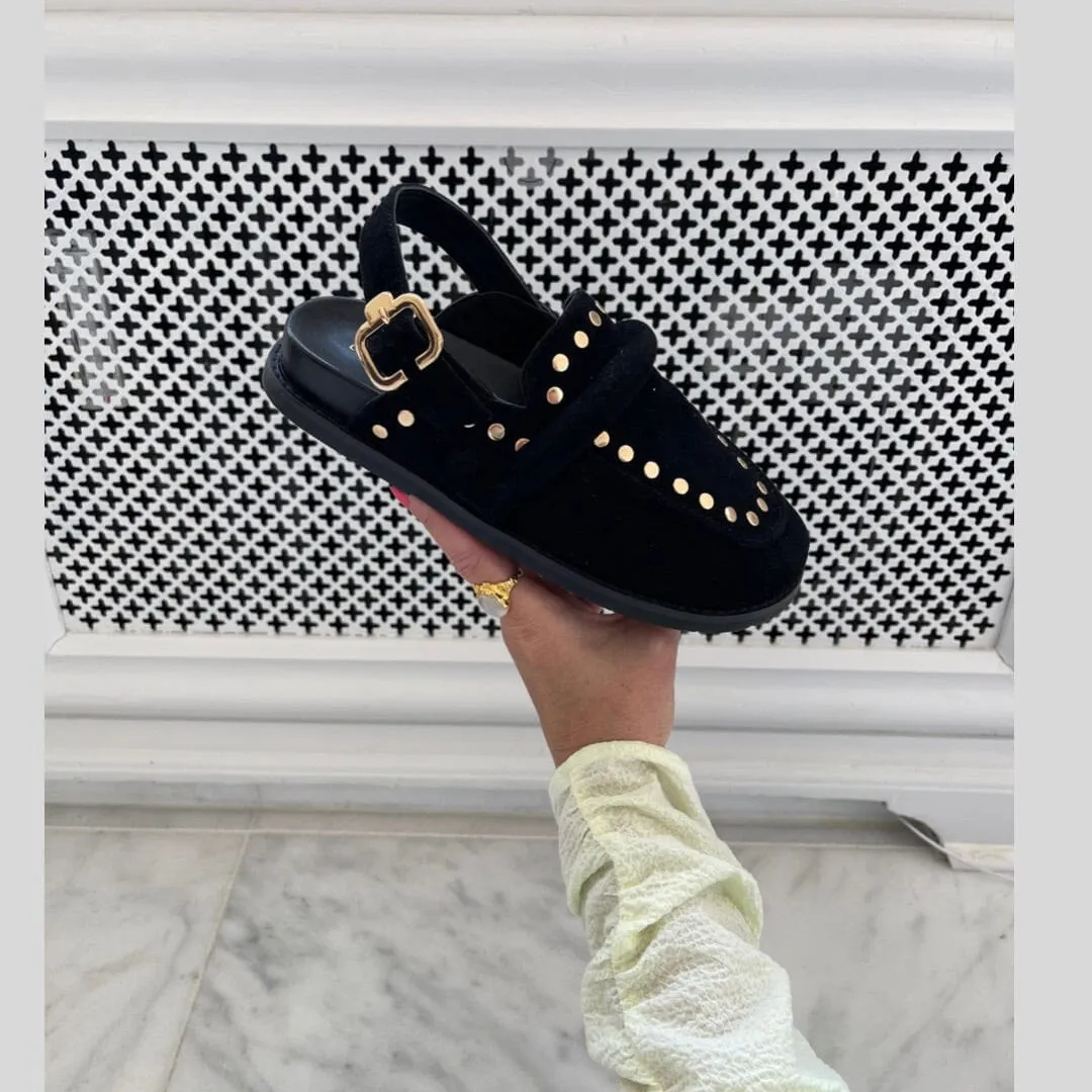 Copenhagen Shoes - Milla Shoes - 0001 Black Suede