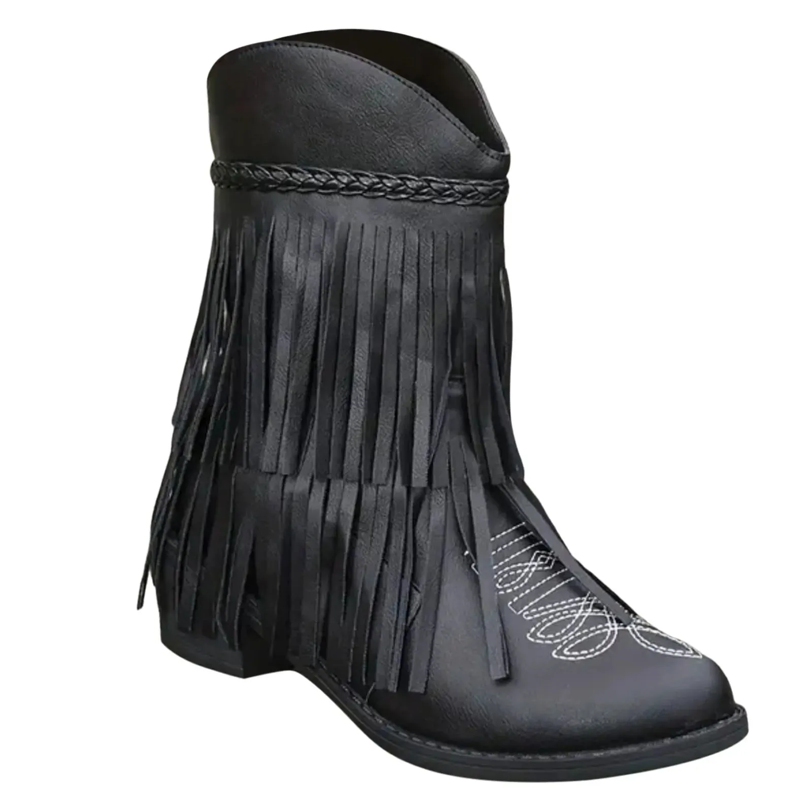 Cowgirl Mid-Calf Short Boots