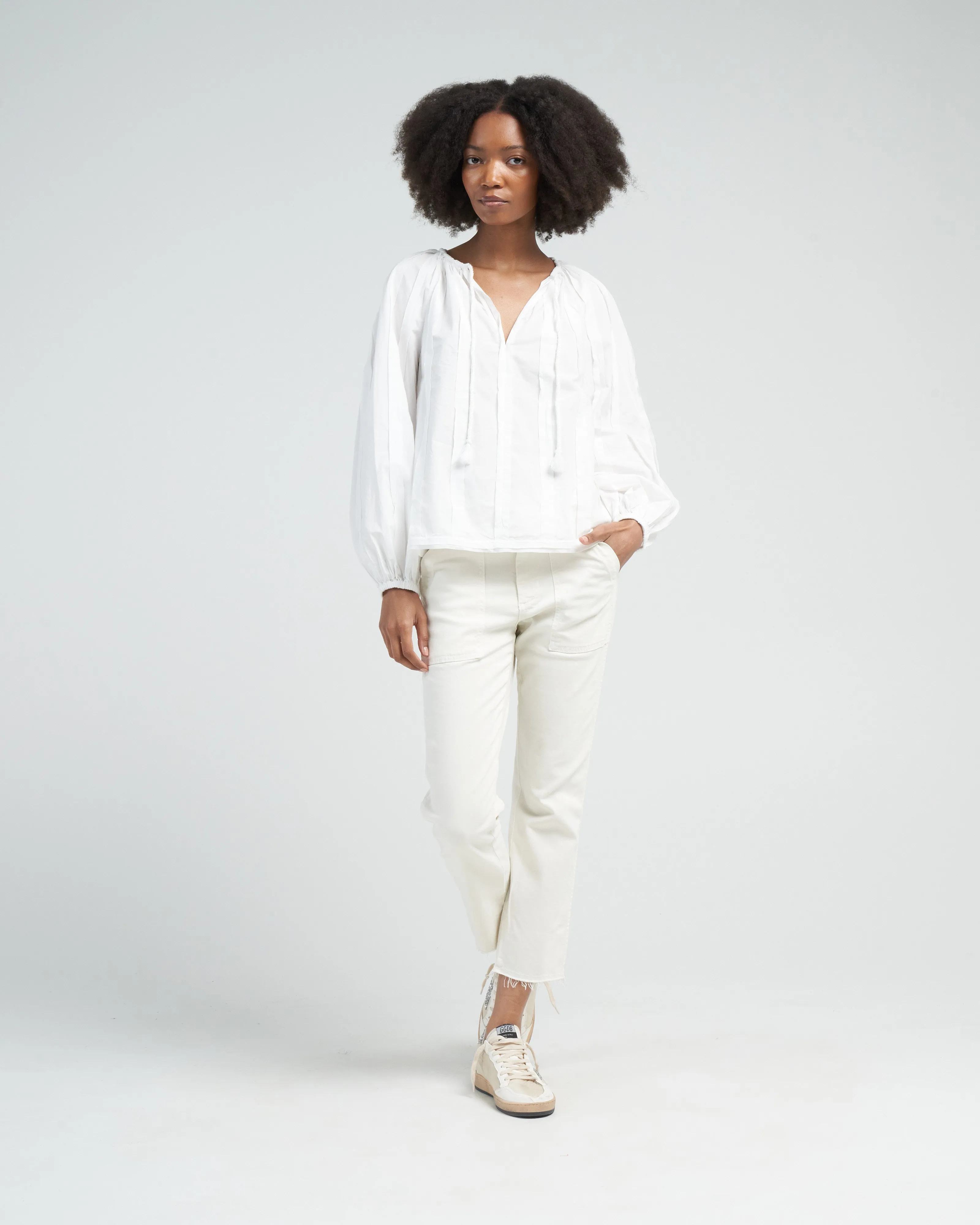 easy army trouser - white oak