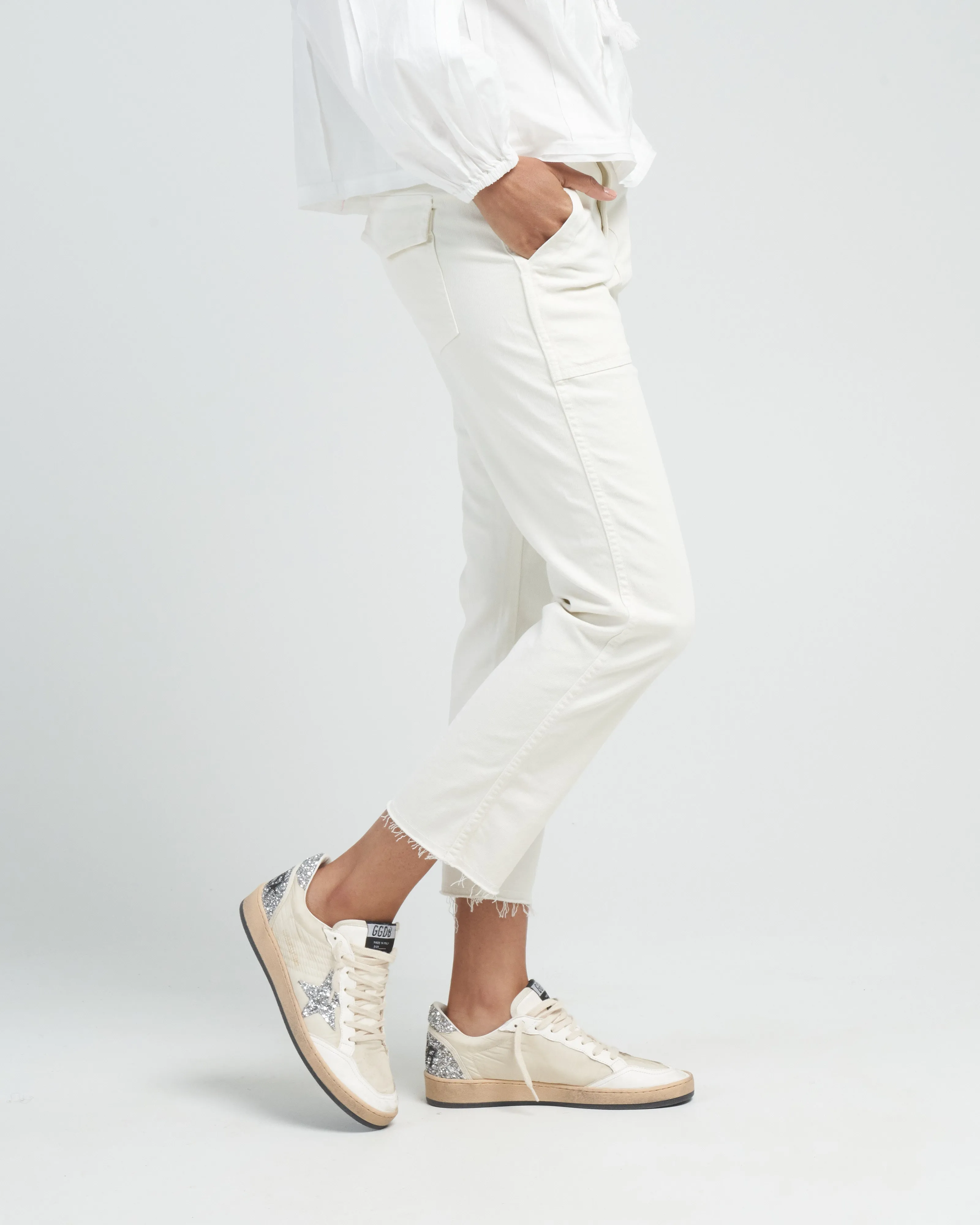 easy army trouser - white oak
