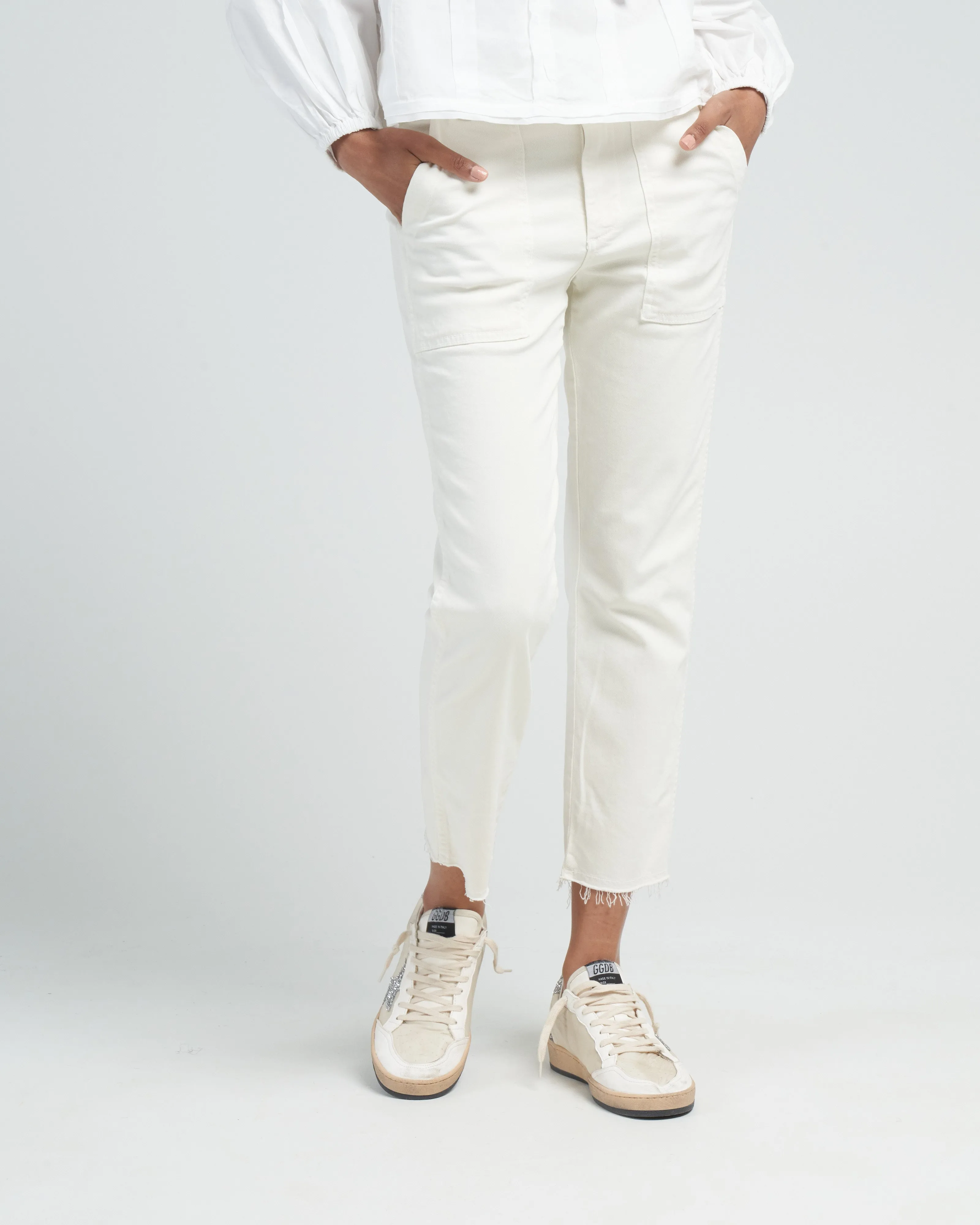 easy army trouser - white oak