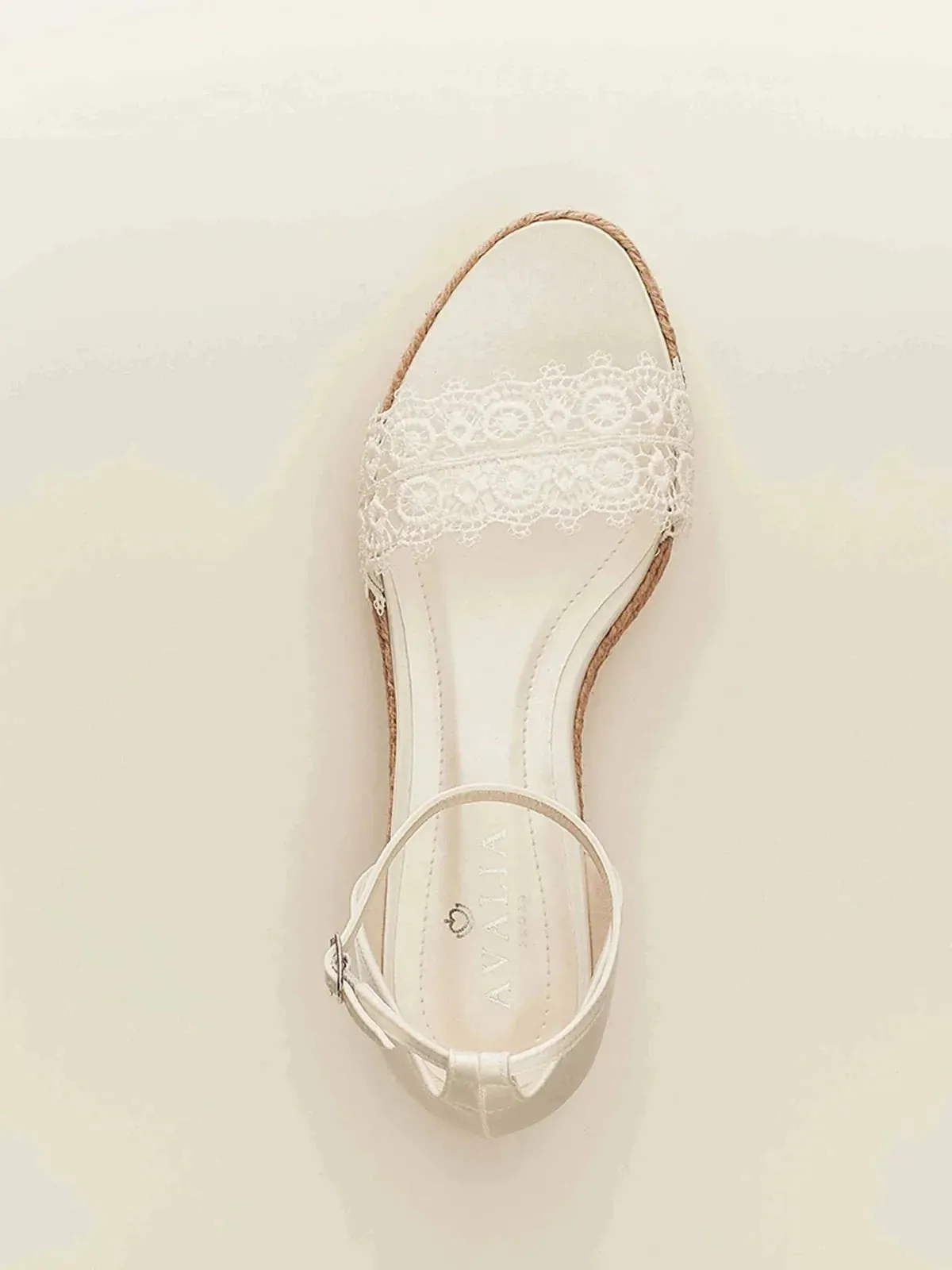 Espadrille Wedding Sandals, Wedge Heel, Size 6 **SALE**  BAHIA