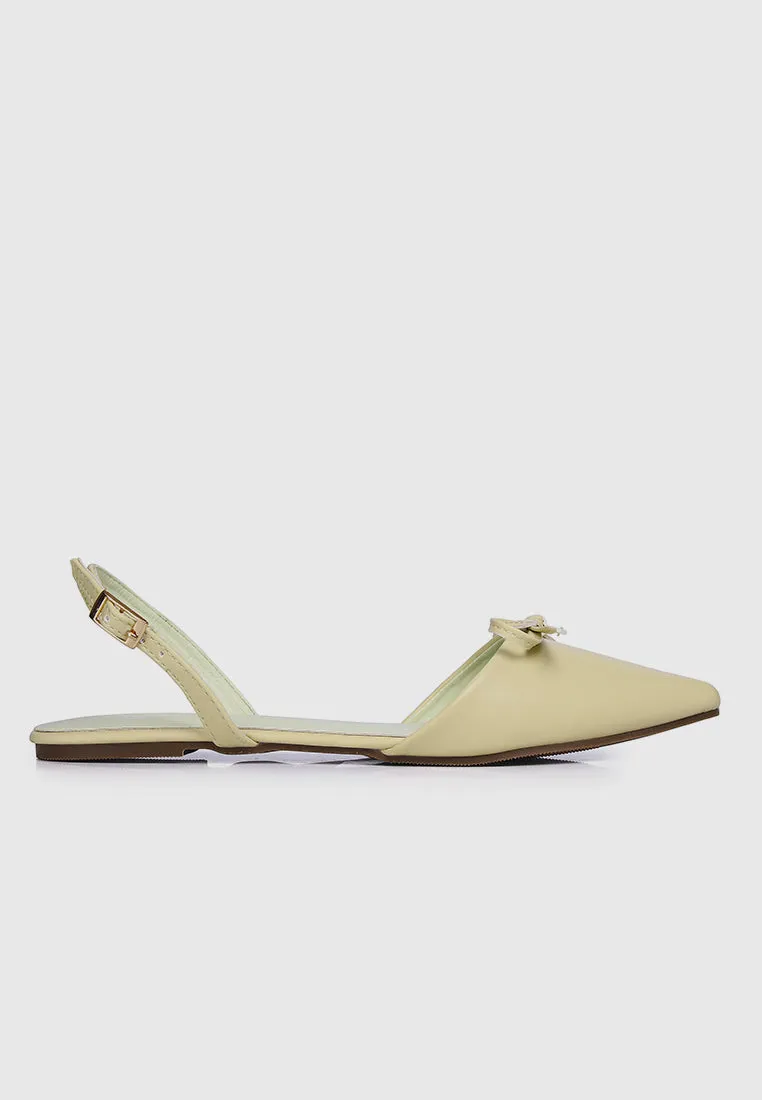 Esra Flats & Ballerina (Light Yellow)