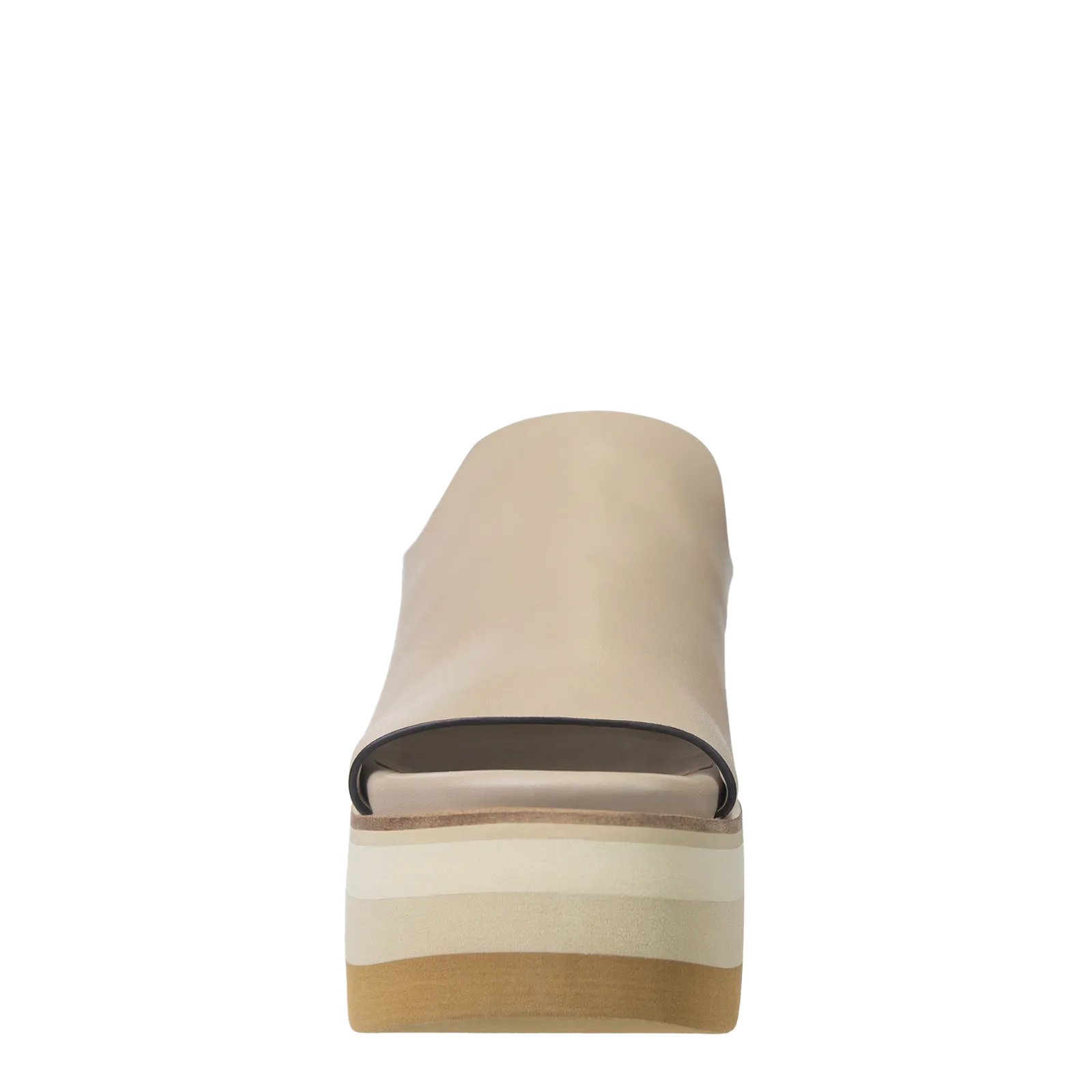 FLOW in BEIGE Platform Sandals