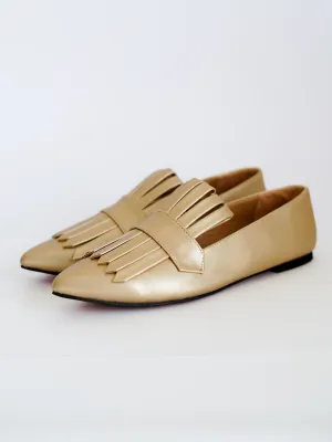 Golden Met Gala Loafers