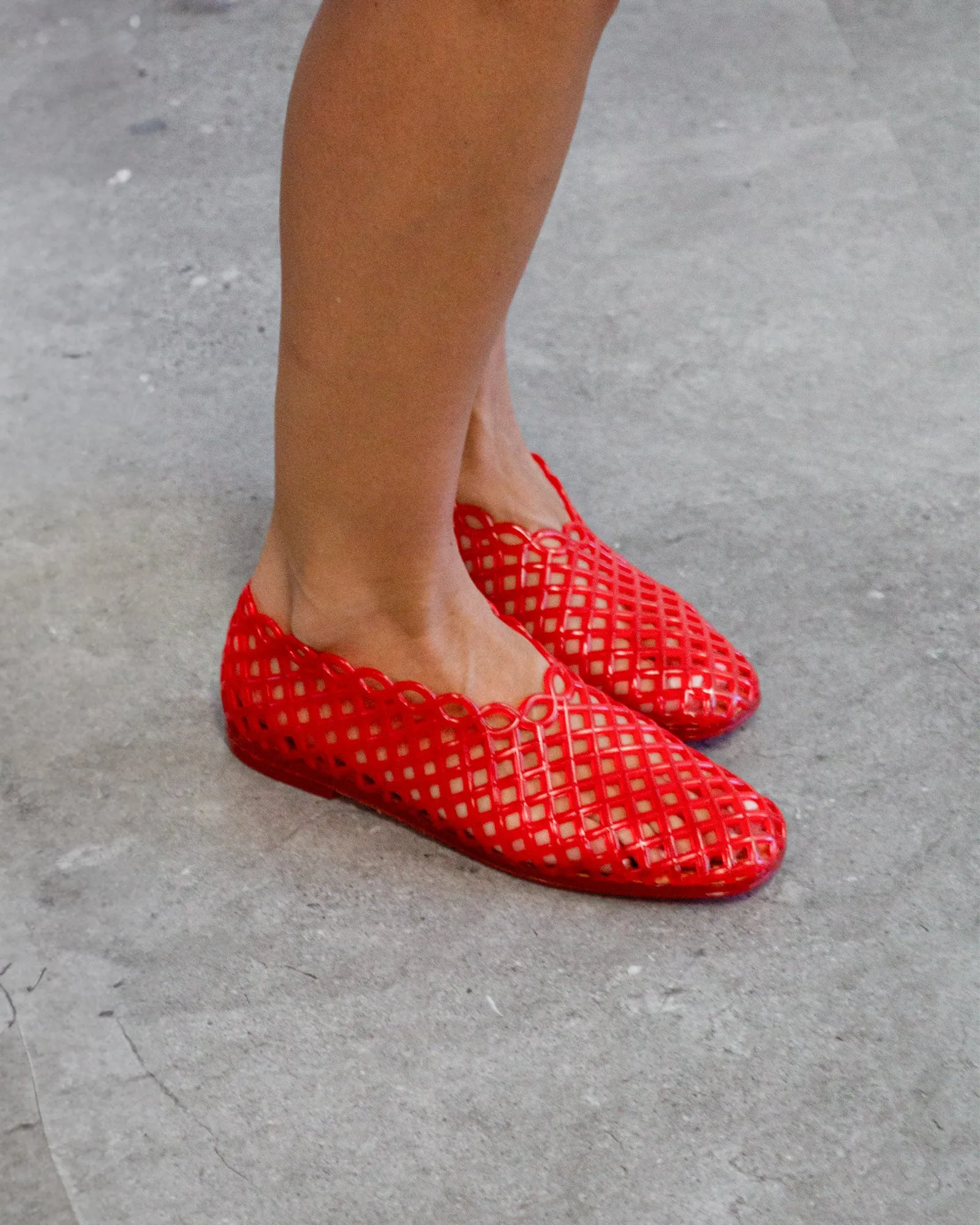 GROVE Jelly Mesh Ballet Flats