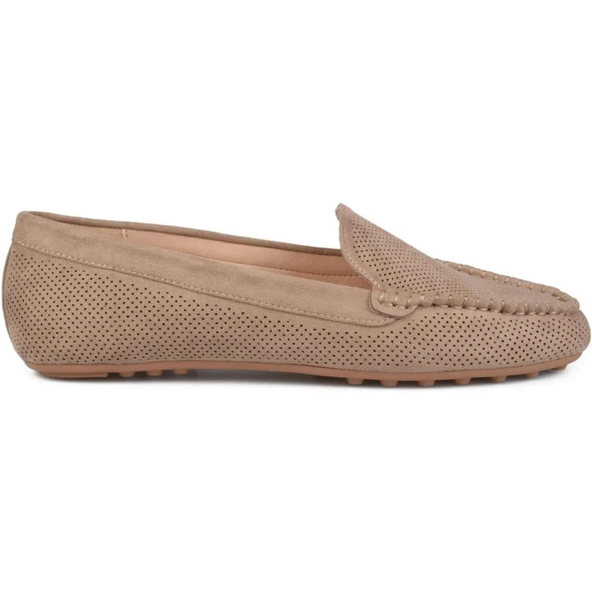Journee Collection Womens Halsey Faux Suede Lifestyle Loafers