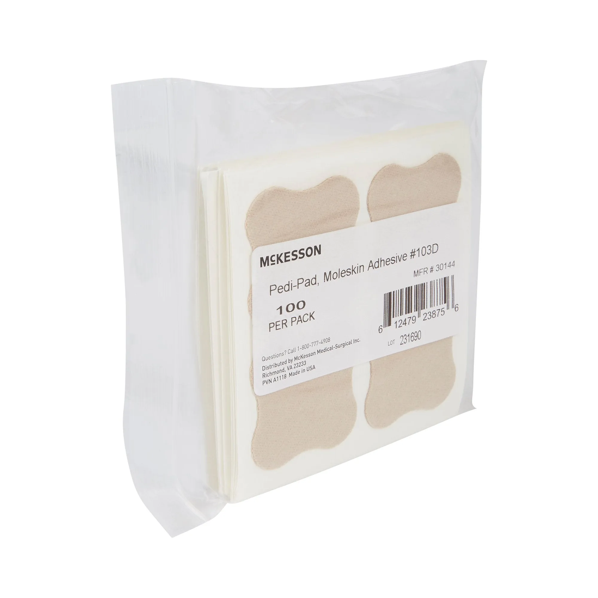 McKesson Pedi-Pad Beige Protective Pad, Size 103-D