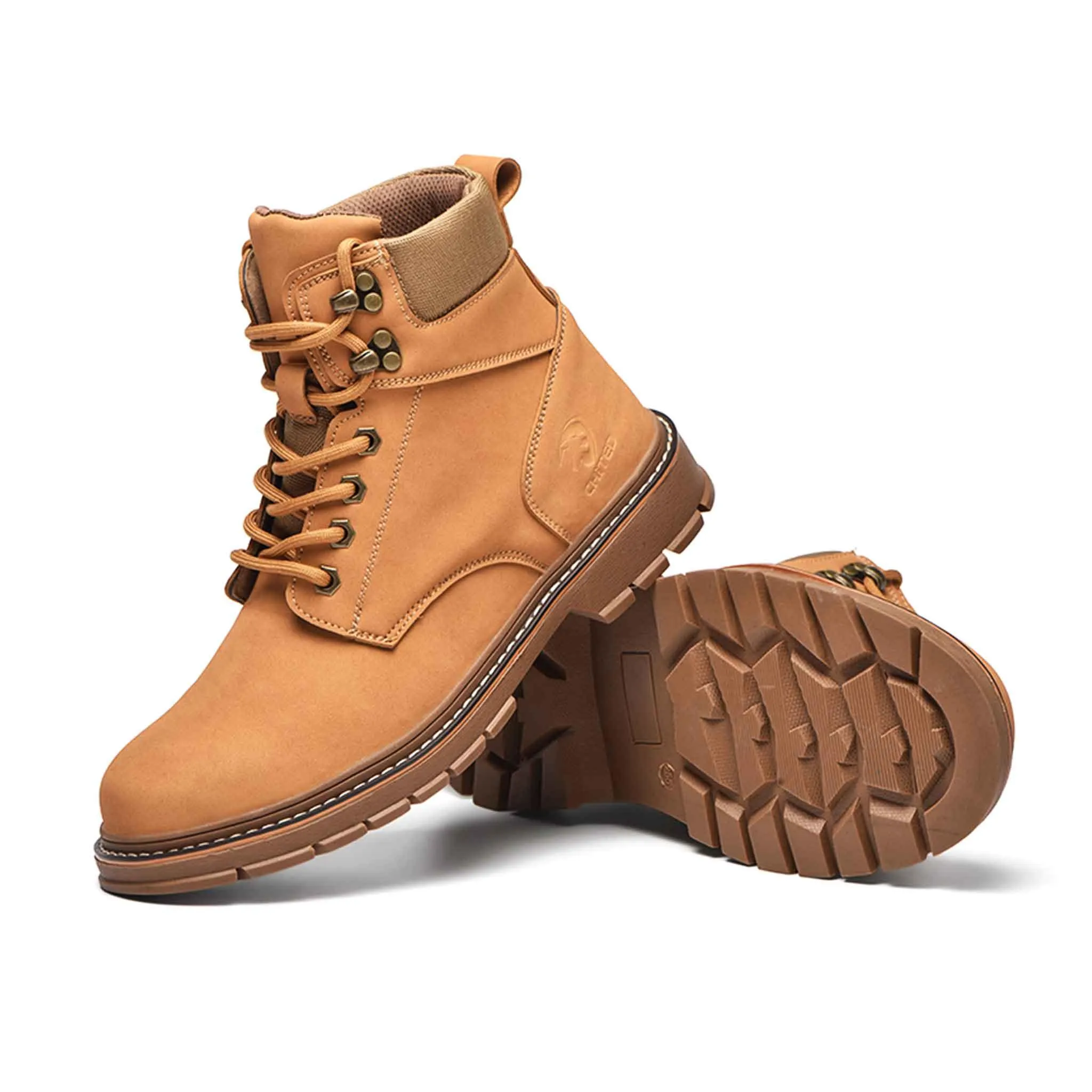 Men's 6 Inch Steel Toe Work Boots - Slip Resistant | B243