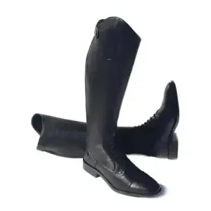 Rhinegold Luxus Junior Long Riding Boots Black