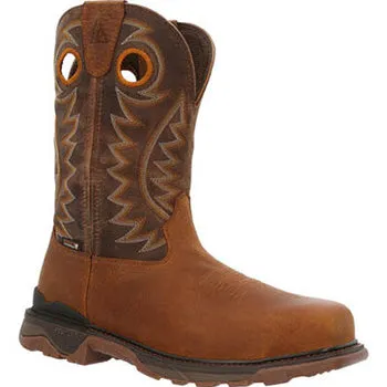 Rocky Men's 11" Carbon Toe Waterproof Pull-On Western Boot
