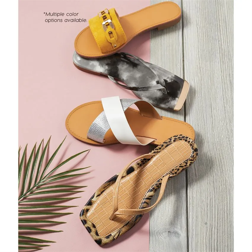 Solstice Animal Sandal - Tan - Final Sale