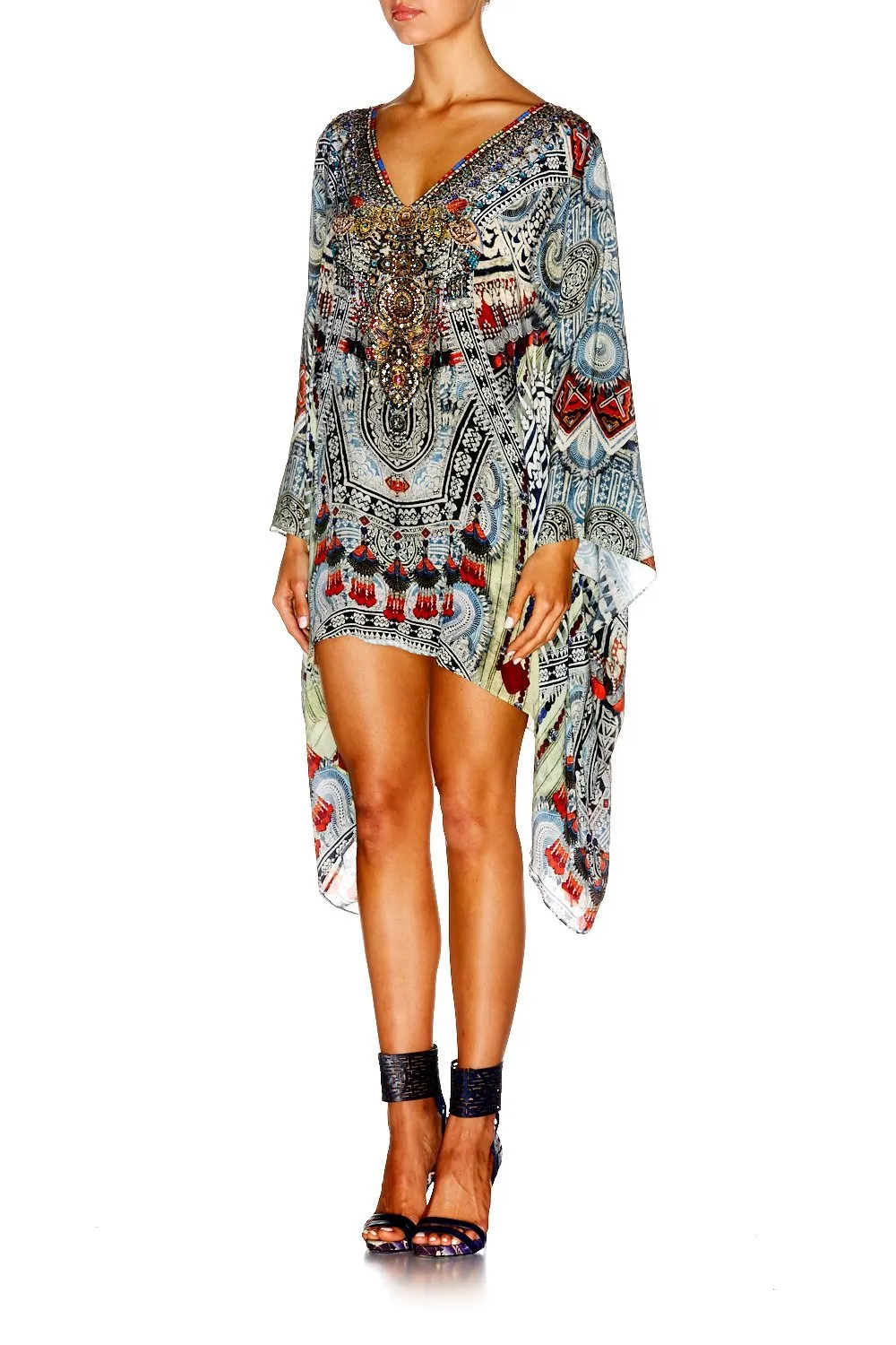 SPLIT SHOULDER SHORT KAFTAN TEACHER'S PET