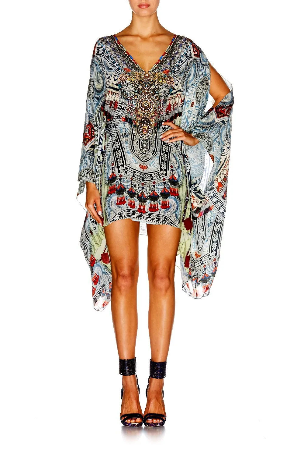 SPLIT SHOULDER SHORT KAFTAN TEACHER'S PET