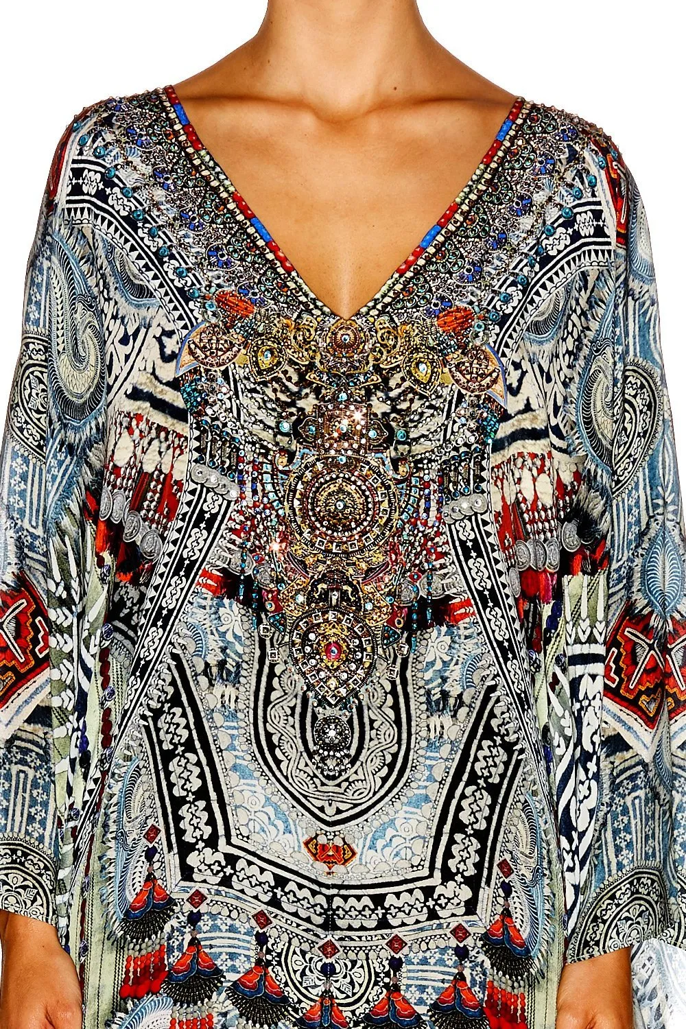 SPLIT SHOULDER SHORT KAFTAN TEACHER'S PET