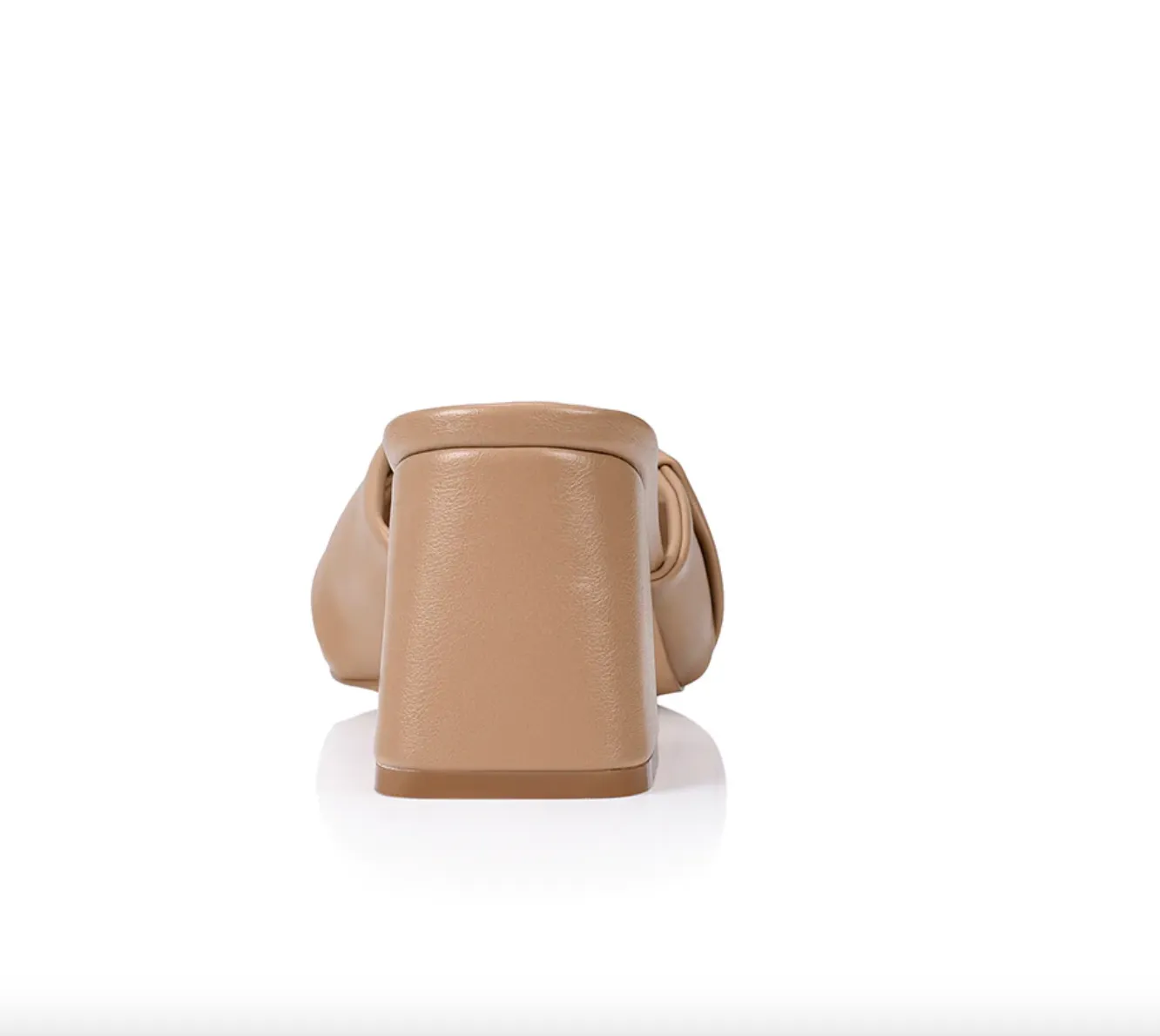 Stella Block Heel Mules - Camel