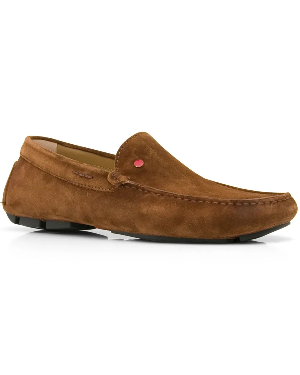 Suede Driver in Cognac