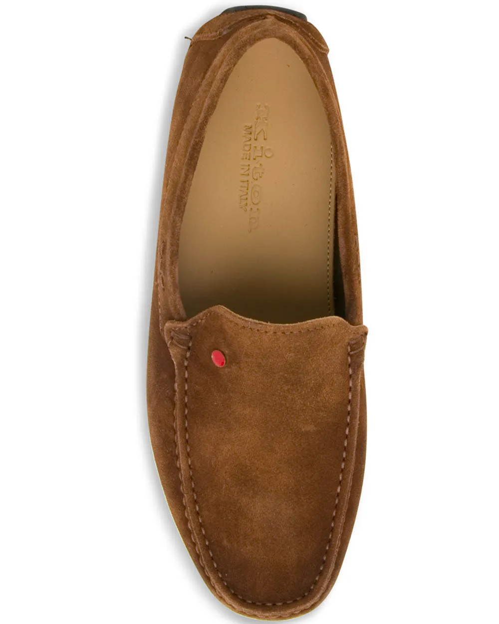 Suede Driver in Cognac