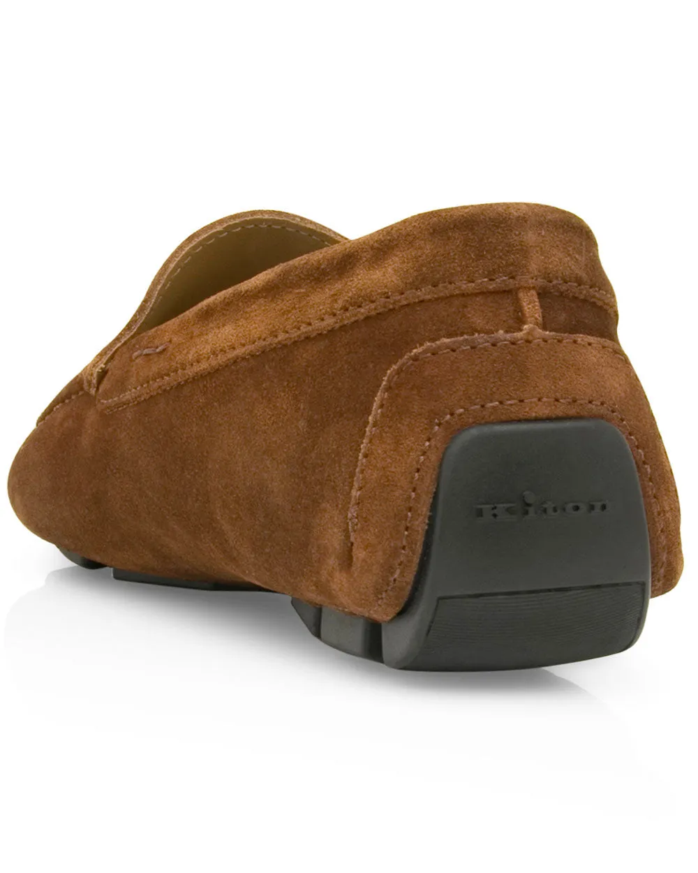 Suede Driver in Cognac