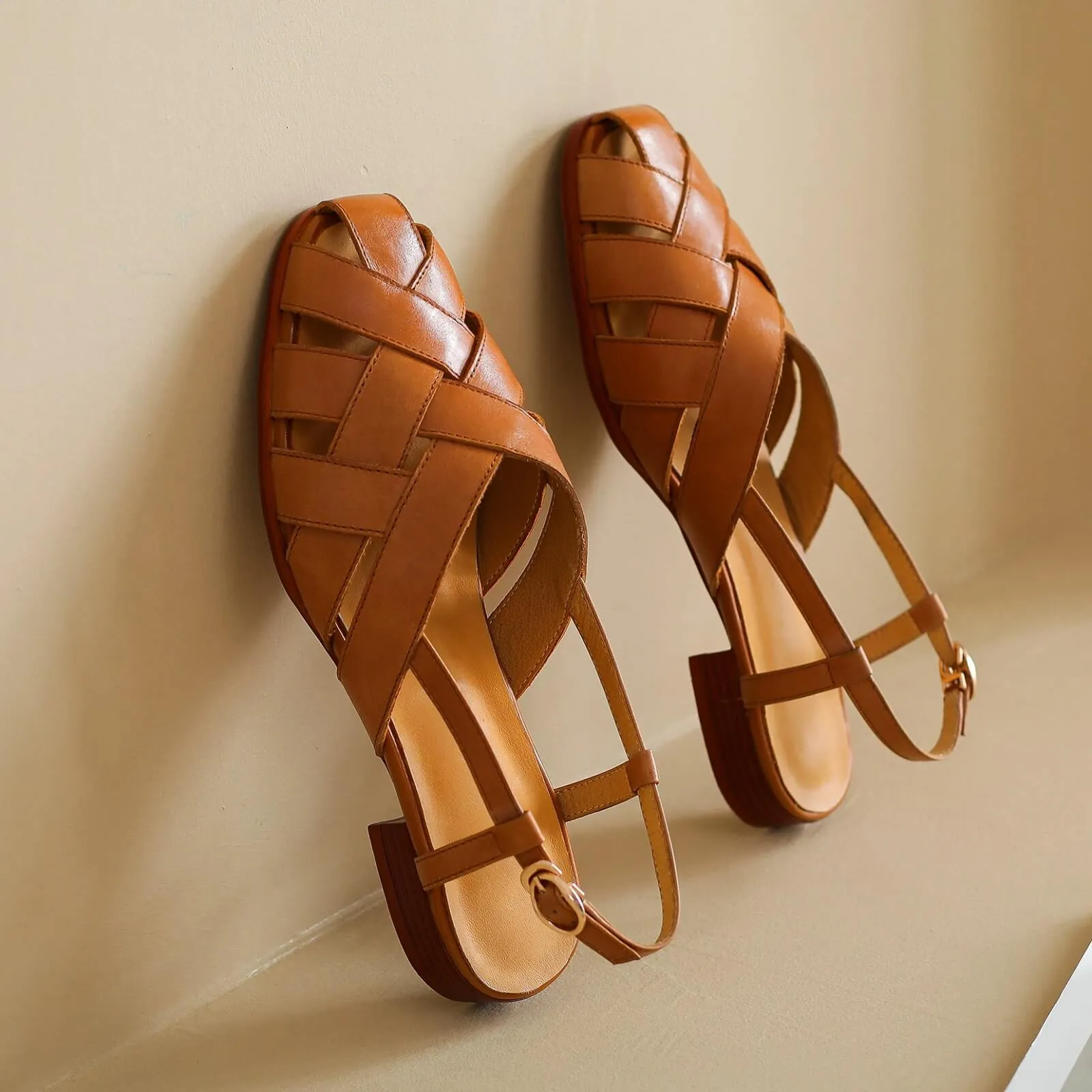 Velda - Fisherman Flat Sandals