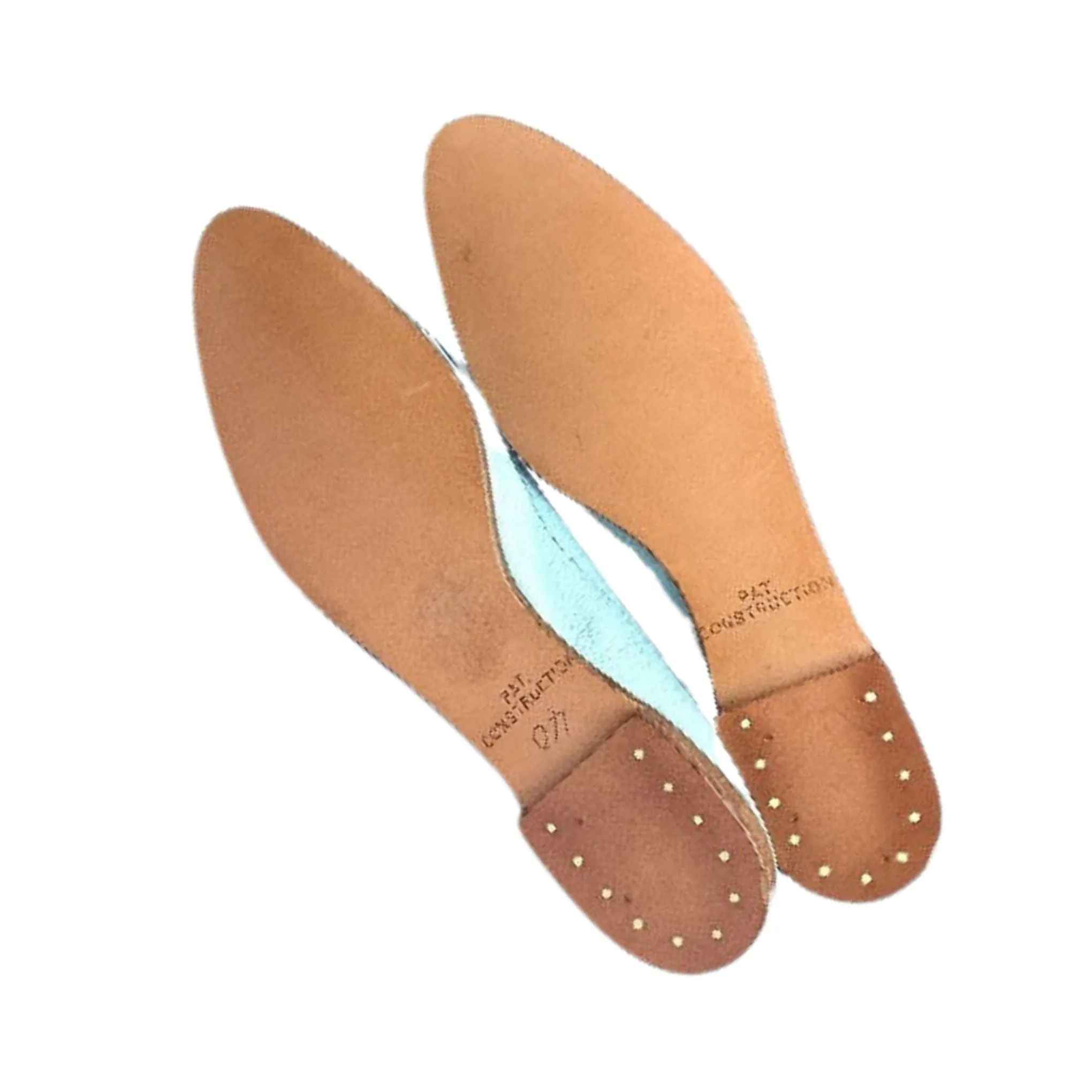 Vintage Blue Leather Flats