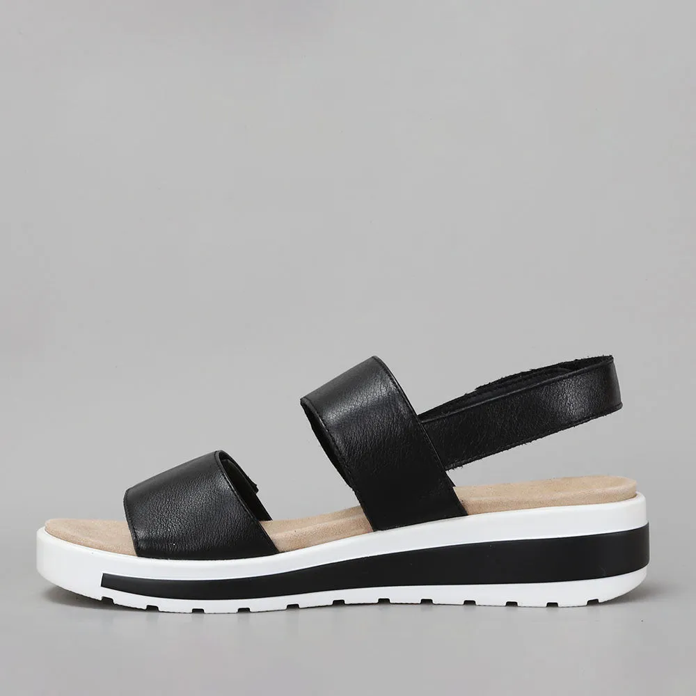 ZIERA - GARLIN W ZR - BLACK/WHITE