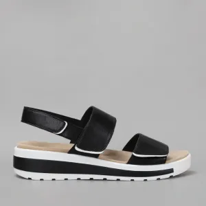 ZIERA - GARLIN W ZR - BLACK/WHITE