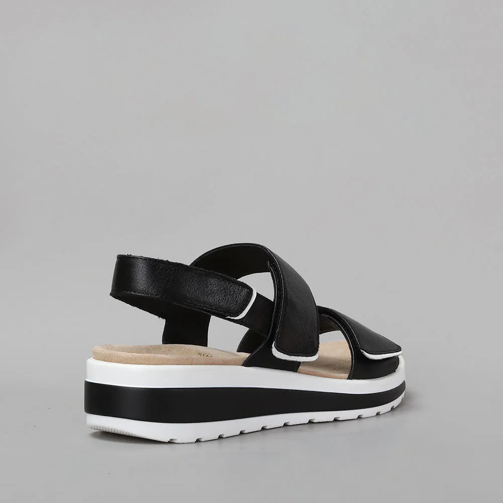 ZIERA - GARLIN W ZR - BLACK/WHITE